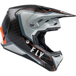 Fly Racing Formula Carbon Axon Helmet -HJC Store fly racing formula carbon axon helmet black grey orange right 19687.1594876366