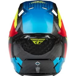 Fly Racing Formula Carbon Prime Helmet -HJC Store fly racing formula carbon prime helmet hi viz yellow blue red back 69492.1644744007