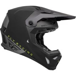 Fly Racing Formula CP Slant Helmet -HJC Store fly racing formula cp slant helmet black grey hi vis right 94509.1691592023