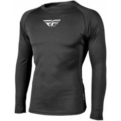 Fly Racing Heavyweight Base Layer Top Black