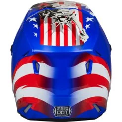 Fly Racing Kinetic Patriot Youth Helmet 7 Fly Racing Kinetic Patriot Youth Helmet -HJC Store fly racing kinetic patriot helmet red white blue back 68620.1691591362