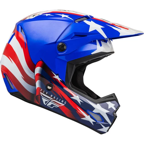 Fly Racing Kinetic Patriot Helmet 2 Fly Racing Kinetic Patriot Helmet - Image 2