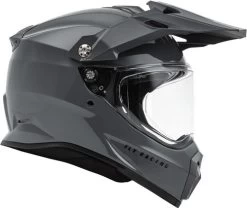 Fly Racing Trekker Solid Helmet -HJC Store fly racing trekker helmet solid grey right 65781.1644099855