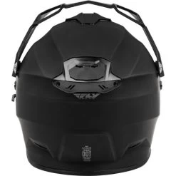 Fly Racing Trekker Solid Helmet -HJC Store fly racing trekker helmet solid matte black back 47740.1644099737