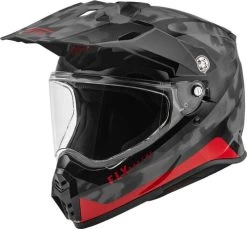 Fly Racing Trekker Pulse Helmet -HJC Store fly racing trekker pulse black camo red 64295.1644107856