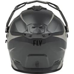 Fly Racing Trekker Pulse Helmet -HJC Store fly racing trekker pulse black grey back 96039.1644107842