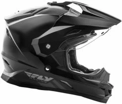 Fly Racing Trekker Solid Helmet -HJC Store fly racing trekker solid helmet gloss black left 65810.1502505891