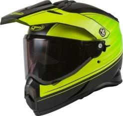Gmax AT-21 Raley Helmet Black/Grey M -HJC Store gmax at 21 raley helmet black hi vis smoke shield 90683.1588254812