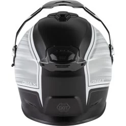 Gmax AT-21 Raley Helmet Black/Grey M -HJC Store gmax at 21 raley helmet black white back 29228.1588254680