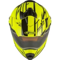 Gmax AT-21S Epic Snow Helmet - Dual Shield -HJC Store gmax at 21s epic helmet dual shield hi vis black top 83335.1603451677