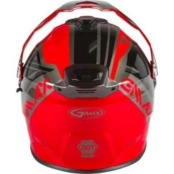 Gmax Youth AT-21Y Epic Snow Helmet - Dual Shield -HJC Store gmax at 21s epic helmet dual shield red black silver back 76656.1603553247