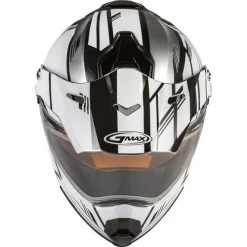 Gmax AT-21S Epic Snow Helmet - Electric Shield -HJC Store gmax at 21s epic helmet electric shield silver white black top 51185.1603448899