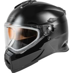 Gmax AT-21S Snow Helmet Solids - Dual Shield -HJC Store gmax at 21s helmet dual shield solid gloss black no visor 25394.1603446382