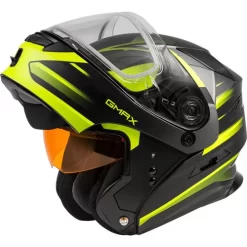 Gmax MD-01S Descendant Helmet - Dual Shield -HJC Store gmax dm 01s descendant helmet dual shield matte black hi vis flip up 17791.1669463048