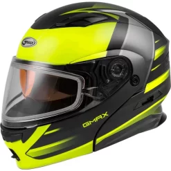 Gmax MD-01S Descendant Helmet - Dual Shield -HJC Store gmax dm 01s descendant helmet dual shield matte black hi vis 15387.1669463042