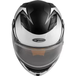 Gmax MD-01S Descendant Helmet - Dual Shield -HJC Store gmax dm 01s descendant helmet dual shield matte black white top 83954.1669463125