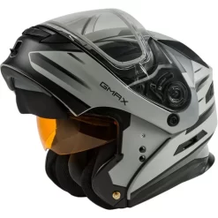 Gmax MD-01S Descendant Helmet - Dual Shield -HJC Store gmax dm 01s descendant helmet dual shield matte grey silver flip up 52236.1669463173