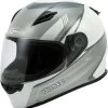Gmax FF-49 Deflect Helmet White/Blue 3XL