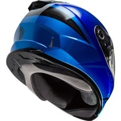 Gmax FF-49S Hail Snow Helmet - Dual Shield -HJC Store gmax ff 49s hail helmet dual shield blue black back right 78878.1603324337