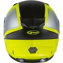 Gmax FF-49S Hail Snow Helmet - Dual Shield -HJC Store gmax ff 49s hail helmet dual shield hi vis black grey back 49495.1603324361