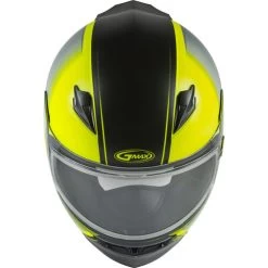 Gmax FF-49S Hail Snow Helmet - Dual Shield -HJC Store gmax ff 49s hail helmet dual shield hi vis black grey top 30053.1603324316