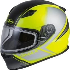 Gmax FF-49S Hail Snow Helmet - Dual Shield -HJC Store gmax ff 49s hail helmet dual shield hi vis black grey 02192.1603324288