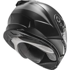 Gmax FF-49S Hail Snow Helmet - Electric Shield -HJC Store gmax ff 49s hail helmet electric shield black grey back right 16744.1603319367