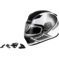 Gmax FF-49S Hail Snow Helmet - Electric Shield -HJC Store gmax ff 49s hail helmet electric shield white black 56125.1603318999
