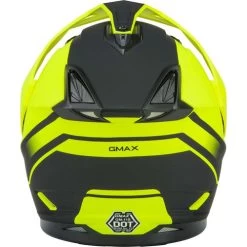 Gmax GM-11 Scud Helmet -HJC Store gmax gm 11 scud helmet hi vis yellow back 37922.1562899441