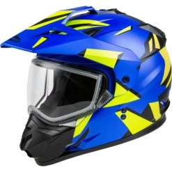 Gmax GM-11S Ripcord Helmet - Dual Shield 38 Gmax GM-11S Ripcord Helmet - Dual Shield -HJC Store gmax gm 11s ripcord helmet dual shield matte blue hi vis 72202.1669515056