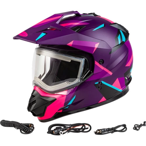 Gmax GM-11S Ripcord Helmet - Electric Shield 19 Gmax GM-11S Ripcord Helmet - Electric Shield - Image 19