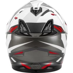 Gmax GM-11S Ripcord Helmet - Electric Shield 26 Gmax GM-11S Ripcord Helmet - Electric Shield -HJC Store gmax gm 11s ripcord helmet electric shield white grey red back 79095.1669508275