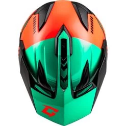 Gmax GM-11S Ronin Snow Helmet - Electric Shield -HJC Store gmax gm 11s ronin electric shield helmet black aqua coral top 52074.1698618502