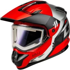 Gmax GM-11S Ronin Snow Helmet - Electric Shield -HJC Store gmax gm 11s ronin electric shield helmet black red 95586.1698618308