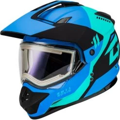 Gmax GM-11S Ronin Snow Helmet - Electric Shield -HJC Store gmax gm 11s ronin electric shield helmet matte black blue 37968.1698618325