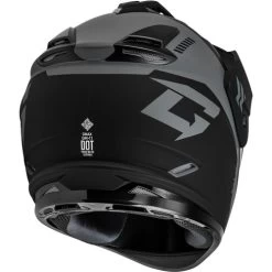 Gmax GM-11S Ronin Snow Helmet - Electric Shield -HJC Store gmax gm 11s ronin electric shield helmet matte black silver back right 52222.1698618525