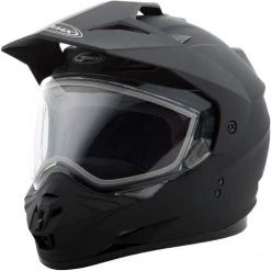 Gmax GM-11S Snow Helmet Solids - Dual Shield -HJC Store gmax gm 11s snow helmet matte black front 86308.1562900366
