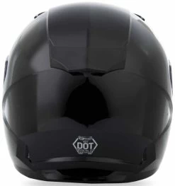 Gmax GM-49Y Youth Helmet Gloss Black 8 Gmax GM-49Y Youth Helmet Gloss Black -HJC Store gmax gm49 solid helmet gloss black back 83036.1496915482