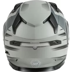 Gmax MD-01S Descendant Helmet - Electric Shield -HJC Store gmax md 01s descendant helmet electric shield matte grey silver back 92388.1669970563