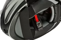 Gmax MD-01S Descendant Helmet - Electric Shield -HJC Store gmax md 01s descendant helmet electric shield matte grey silver bottom 54999.1669970557