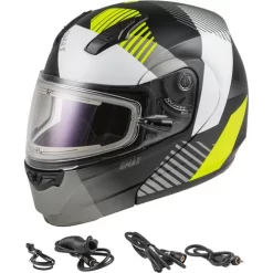 Gmax MD-04S Reserve Helmet - Electric Shield 37 Gmax MD-04S Reserve Helmet - Electric Shield -HJC Store gmax md 04s reserve snow helmet electric shield black hi viz set 06076.1669375534
