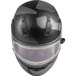 Gmax MD-04S Reserve Helmet - Electric Shield 29 Gmax MD-04S Reserve Helmet - Electric Shield -HJC Store gmax md 04s reserve snow helmet electric shield dark silver black front 03750.1669375434