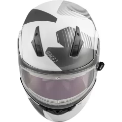 Gmax MD-04S Reserve Helmet - Electric Shield 22 Gmax MD-04S Reserve Helmet - Electric Shield -HJC Store gmax md 04s reserve snow helmet electric shield white silver front 91129.1669374368