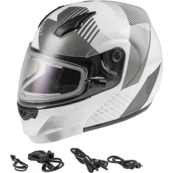 Gmax MD-04S Reserve Helmet - Electric Shield 23 Gmax MD-04S Reserve Helmet - Electric Shield -HJC Store gmax md 04s reserve snow helmet electric shield white silver set 31051.1669374391