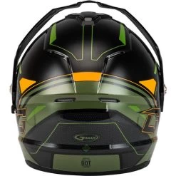 Gmax MD-74S Spectre Snow Helmet - Electric Shield -HJC Store gmax md 74s specter electric shield helmet black green back 86649.1698714447
