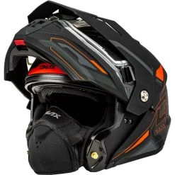 Gmax MD-74S Spectre Snow Helmet - Electric Shield -HJC Store gmax md 74s specter electric shield helmet matte black red chin up bar 95945.1698714339