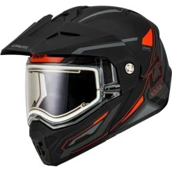 Gmax MD-74S Spectre Snow Helmet - Electric Shield -HJC Store gmax md 74s specter electric shield helmet matte black red 25797.1698714225