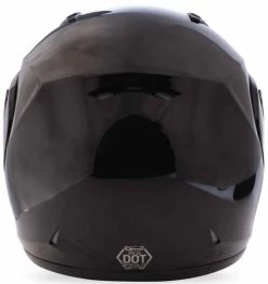 Gmax MD04 Solid Helmet -HJC Store gmax md04 solid helmet black back 68628.1497407131