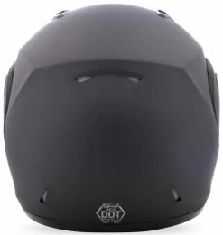 Gmax MD04 Solid Helmet -HJC Store gmax md04 solid helmet flat black back 61932.1497407131