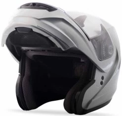 Gmax MD04 Solid Helmet -HJC Store gmax md04 solid helmet silver modular 06030.1497407131